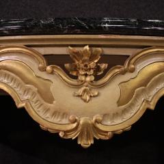 20th Century Italian Lacquered and Gilded Console - 4218608