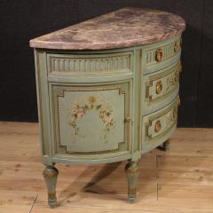 20th Century Italian Louis XVI Style Half Moon Commode - 3923237