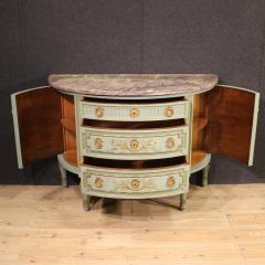 20th Century Italian Louis XVI Style Half Moon Commode - 3923240