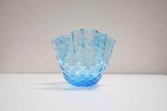 20th Century Italian Murano Artistic Glass Vase 1950s Handkerchief Model - 2386987