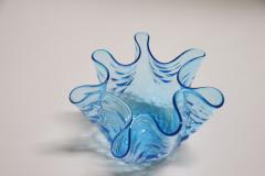 20th Century Italian Murano Artistic Glass Vase 1950s Handkerchief Model - 2386990