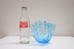 20th Century Italian Murano Artistic Glass Vase 1950s Handkerchief Model - 2386993