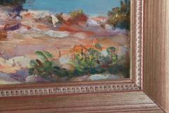 20th Century Italian Oil Painting on Board Cliff on the Sea - 4038459