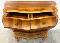 20th Century Italian Olivewood Bombe Commode Chest - 4282000
