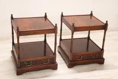 20th Century Italian Wooden Pair of Nightstands or Bedside Tables - 4133487