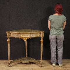 20th Century Italian lacquered corner cabinet in Louis XVI style - 4227404