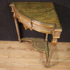 20th Century Italian lacquered corner cabinet in Louis XVI style - 4227407