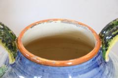 20th Century Italy Florentine Production Ceramic Vase Signed - 4292361
