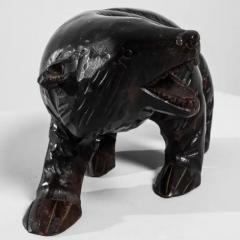 20th Century Japanese Wooden Bear Sculpture - 3749747