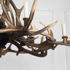 20th Century Large Antler Chandelier - 3642025