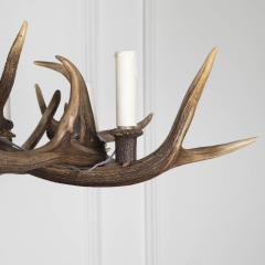 20th Century Large Antler Chandelier - 3642094