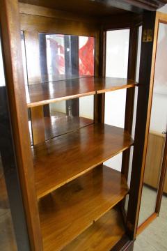 20th Century Mahogany Vitrine Cabinet with Faceted Glass Austria circa 1910 - 3443634