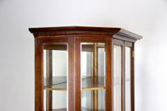 20th Century Mahogany Vitrine Cabinet with Faceted Glass Austria circa 1910 - 3443636