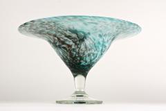 20th Century Modern Glass Centerpiece Glass Bowl signed Germany ca 1970 - 4637010