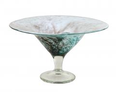 20th Century Modern Glass Centerpiece Glass Bowl signed Germany ca 1970 - 4637011