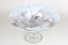 20th Century Modern Glass Centerpiece Glass Bowl signed Germany ca 1970 - 4637013