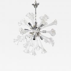 20th Century Murano Flower Starburst Hanging Light - 3635813