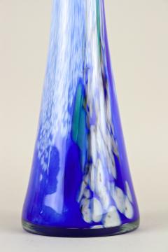 20th Century Murano Glass Vase Jack In The Pulpit Italy circa 1970 - 4602405
