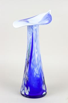 20th Century Murano Glass Vase Jack In The Pulpit Italy circa 1970 - 4602408