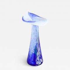20th Century Murano Glass Vase Jack In The Pulpit Italy circa 1970 - 4603556