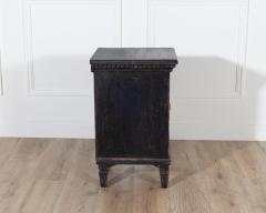 20th Century Pair of Scandinavian Black Painted Bedside Tables - 4381238