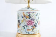 20th Century Porcelain Gilt Wood Base Lamps - 2471963