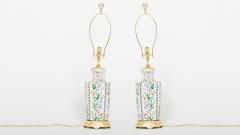 20th Century Porcelain Gilt Wood Base Lamps - 2541922