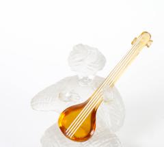 20th Century Saint Louis French Crystal Lyre Sculpture - 4823222