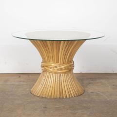 20th Century Sheaf Of Wheat Coffee Table By Mcguire - 3563667