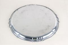 20th Century Silvered Serving Tray Marked Mussbach Germany ca 1960 - 3912284