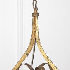 20th Century Spanish Gilt Metal Chandelier - 3640383