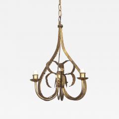 20th Century Spanish Gilt Metal Chandelier - 3643734