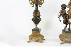 20th Century Two Tone Bronze Three Piece Garniture Set - 1338221