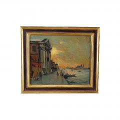 20th Century Venetian Oil Painting of Grand Canal circa 1960 - 3916258