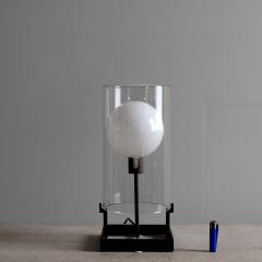 20th century glass and bronze lamp Italy - 4116095