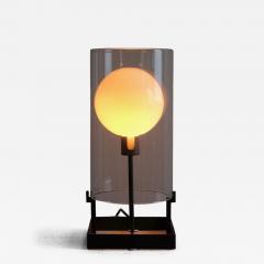 20th century glass and bronze lamp Italy - 4116694