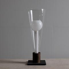 20th century glass and bronze lamp Italy - 4116098
