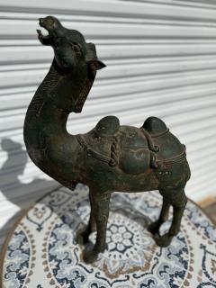 21 Vintage Patinated Bronze Camel Sculpture - 4406805