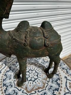 21 Vintage Patinated Bronze Camel Sculpture - 4406902