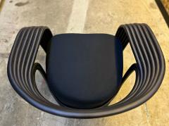 21st Century Black Contemporary Rattan Armchair Lounge Chair IDN 2025 - 4700233