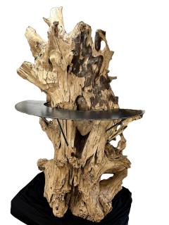 21st Century Gigantic Organic Modern Teak Root Stand Up Bar IDN 2023 - 4624151
