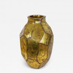 21st Century Gilt Contemporary Floor Vase Organic Modern Style New Italy - 4753762