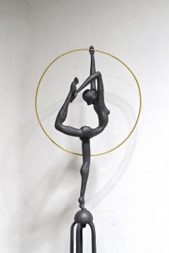21st Century Metal Sculpture Dance Of The Elements Art Deco Style AT 2020 - 4496112