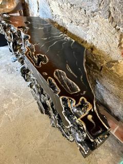 21st Century Modern Organic Teak Root Console Table Handpainted IDN 2023 - 4512064