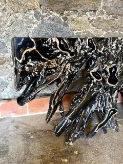 21st Century Modern Organic Teak Root Console Table Handpainted IDN 2023 - 4512065