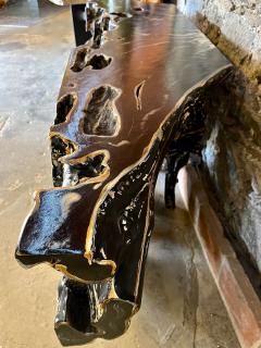 21st Century Modern Organic Teak Root Console Table Handpainted IDN 2023 - 4512072