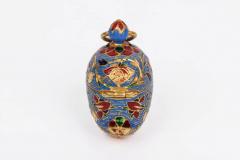 22K Indian Gold and Enamel Mango Shaped Pendant - 2786756