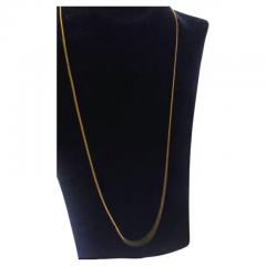 24 Gold Plated Sterling Silver round Necklace - 3870636