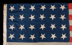 24 Stars and 13 Stripes on a Southern Exclusionary Flag of the Civil War - 671634