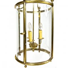 2512 19th Century Georgian Style Brass Cylindrical Lantern - 2499173